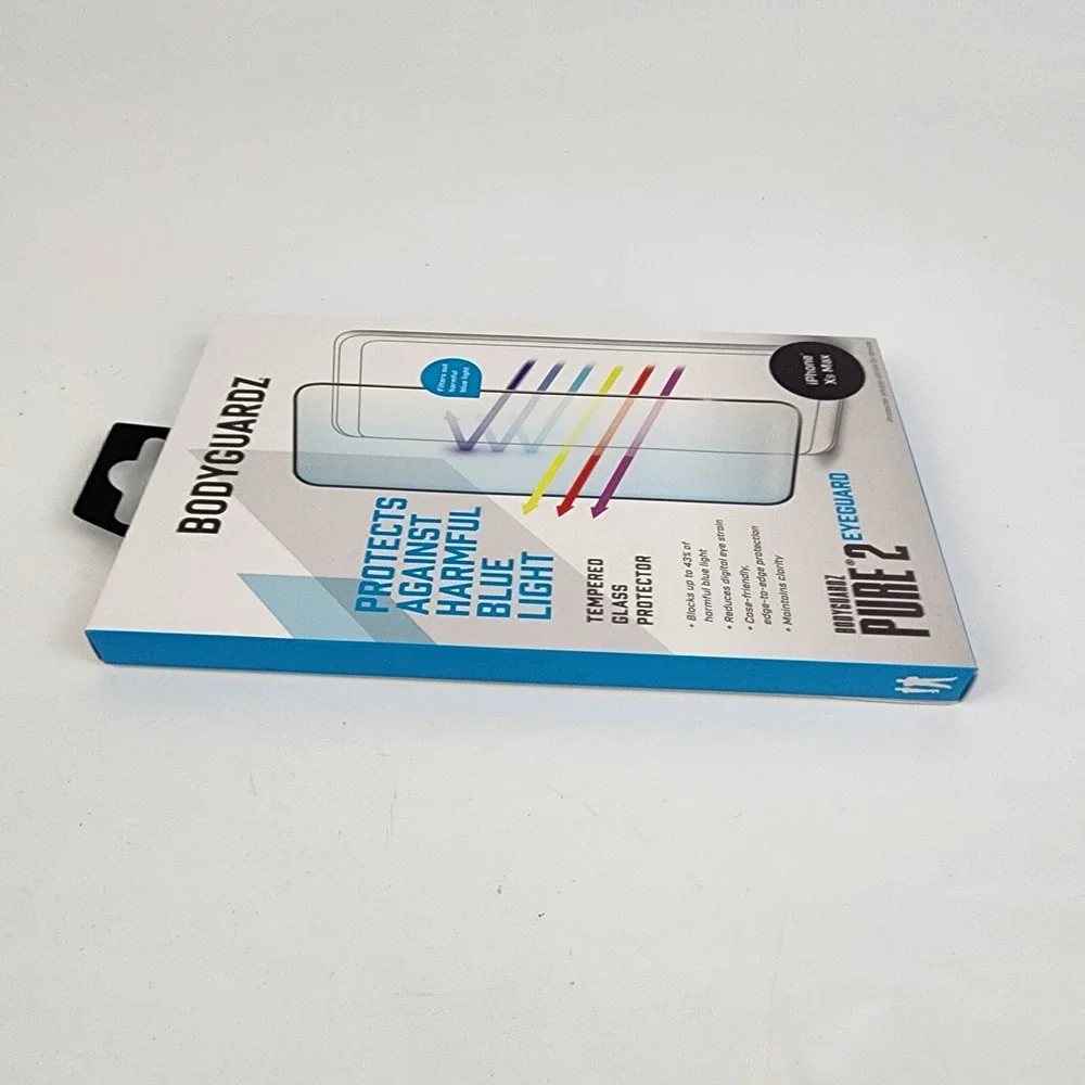BodyGuardz‎ Pure 2 EyeGuard Screen Protector for Apple iPhone Xs MAX NEW